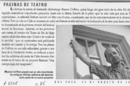 Páginas de teatro  [artículo].