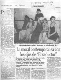La moral contemporánea con los ojos de "El seductor"