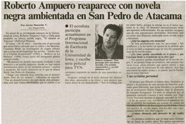 Roberto Ampuero reaparece con novela negra ambientada en San Pedro de Atacama
