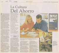 La Cultura del ahorro