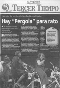 Hay "Pérgola" para rato  [artículo] Rodolfo Arenas R.