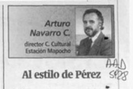 Al estilo de Pérez