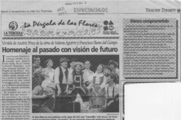 Homenaje al pasado con visión de futuro  [artículo] Yolanda Montecinos P.