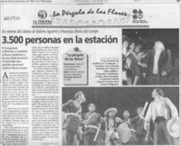 3.500 personas en la estación  [artículo] Leopoldo Pulgar I.