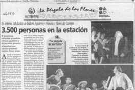 3.500 personas en la estación  [artículo] Leopoldo Pulgar I.