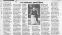 Tres coloradas para Salinas  [artículo] Sergio Vodanovic.