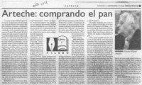 Arteche, comprando el pan  [artículo] Filebo.