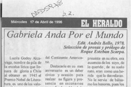 Gabriela anda por el mundo  [artículo].