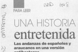 Una Historia entretenida  [artículo].