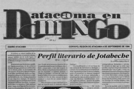 Perfil Literario de Jotabeche  [artículo] Rebeca Ríos E.