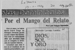 Por el mango del relato  [artículo] Luis Vargas Saavedra.
