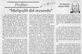 "Melipulli del recuerdo"  [artículo] Edmundo Johnson Fiedler.