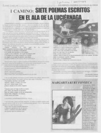 I camino, siete poemas escritos en el ala de la luciérnaga