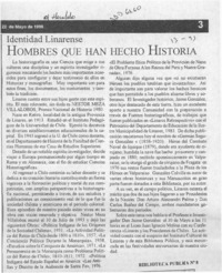 Hombres que han hecho historia  [artículo].