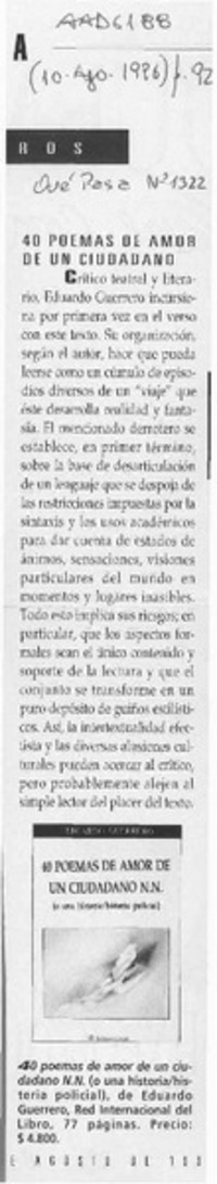 40 poemas de amos de un ciudadano  [artículo].
