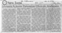 Jóvenes actores presentan obra de Andersen  [artículo] Alejandra Costamagna.