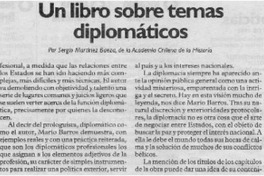 Un libro sobre temas diplomáticos