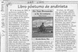 Libro póstumo de andinista  [artículo].