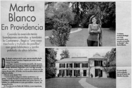 Marta Blanco en Providencia
