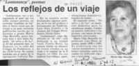 Los Reflejos de un viaje  [artículo].