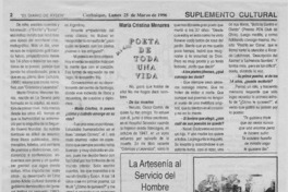 Poeta de toda una vida  [artículo].