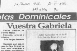 Vuestra Gabriela