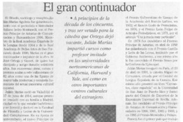 El gran continuador