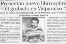 Presentan nuevo libro sobre el grabado en Valparaíso  [artículo].