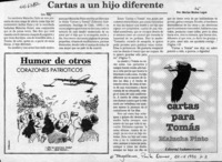 Cartas a un hijo diferente  [artículo] Marino Muñoz Lagos.