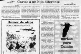 Cartas a un hijo diferente  [artículo] Marino Muñoz Lagos.