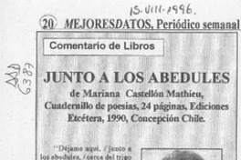 Junto a los abedules  [artículo] Rocío L'Amar.