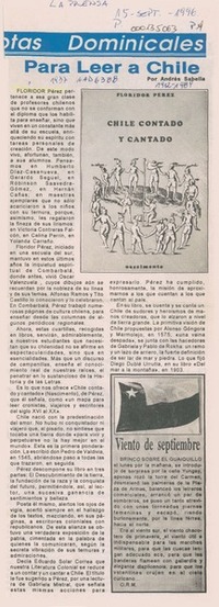 Para leer a Chile