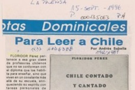 Para leer a Chile