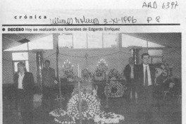 Descansará junto a su hijo  [artículo] Marianela Cisternas.