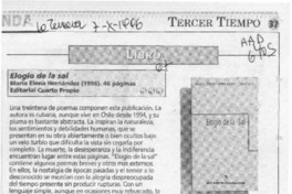 Elogio de la sal  [artículo] Lilioska Yankovic.