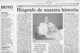 Biógrafo de nuestra historia  [artículo].