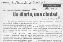 Un diario, una ciudad  [artículo] José Vargas Badilla.
