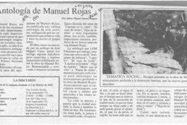 Antología de Manuel Rojas  [artículo] Jaime Miguel Gómez Rogers.