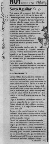 Soto Aguilar  [artículo] Daniel de la Vega.