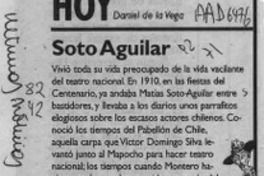 Soto Aguilar  [artículo] Daniel de la Vega.