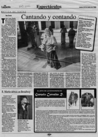 Cantando y contando  [artículo] Hans Ehrmann.