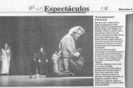 "El Encuentramiento" el 20 en la Oz  [artículo].