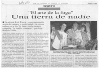 "El arte de la fuga" una tierrra de nadie  [artículo] Javier Ibacache V.