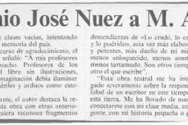 UC entregó premio José Nuez a M. A. de la Parra