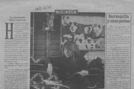 "El chileno, hombre huacho"  [artículo] Alessandra Burotto.