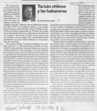 Tarzán chileno y las habaneras  [artículo] Fernando Jerez.