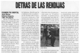 Detrás de las rendijas