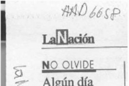 Algún día la leyenda  [artículo].