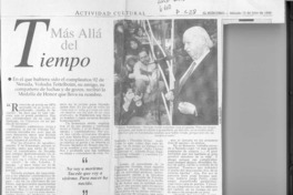 Más allá del tiempo