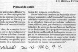 Manual de estilo  [artículo].